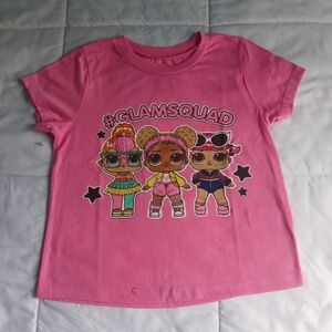 L.O.L. Surprise! Pink Logo T-Shirt Size 7/8